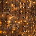 Гирлянда светодиодная Занавес 2х1,5м 360 LED ТЕПЛЫЙ БЕЛЫЙ черный ПВХ IP65 постоянное свечение 230В нужен блок 303-500 NEON-NIGHT