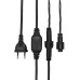 Гирлянда светодиодная Бахрома (Айсикл) 2,4х0,6м 88 LED БЕЛЫЙ черный ПВХ IP65 постоянное свечение 230В нужен блок 303-500 NEON-NIGHT