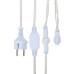 Гирлянда светодиодная Бахрома (Айсикл) 5,6x0,9м 240 LED БЕЛЫЙ белый каучук 3,3мм IP67 постоянное свечение 230В нужен блок 315-001 NEON-NIGHT