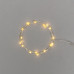Гирлянда светодиодная Роса с крупными каплями 2м, 20LED, ТЕПЛЫЙ БЕЛЫЙ, IP20, 2хCR2032 в комплекте NEON-NIGHT
