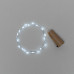 Гирлянда светодиодная Роса с пробкой 2м, 20LED, БЕЛЫЙ, IP20, 3хLR44 в комплекте NEON-NIGHT