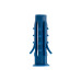 Дюбель распорный 6х25мм, синий, полипропилен, пакет (50 шт/уп) KRANZ