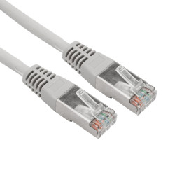 Шнур коммутационный, патч-корд F/UTP RJ45-RJ45, CAT 5e, LSZH серый, 1,5м REXANT 