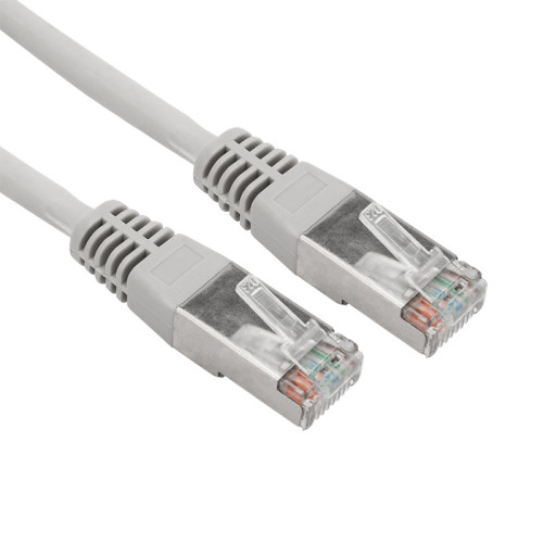 Шнур коммутационный, патч-корд F/UTP RJ45-RJ45, CAT 5e, LSZH серый, 1,5м REXANT 