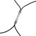 Гирлянда светодиодная Сеть 2x4м 560 LED БЕЛЫЙ/СИНИЙ черный каучук IP67 постоянное свечение 230В блок в комплекте NEON-NIGHT 