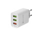Сетевое зарядное устройство для iPhone/iPad REXANT 3 x USB, 5V, 3 А + 1 А + 1 А, белое