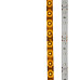 Лента светодиодная 12В, SMD2835, 4,8Вт/м, 60 LED/м, желтый, 8мм, 5м, IP65 LAMPER