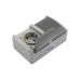 Блок горизонтальный 2 розетки INDUSTRIAL IP54 с/з, о/у, серый KRANZ