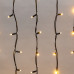 Гирлянда светодиодная Бахрома (Айсикл) 5,6x0,9м 240 LED ТЕПЛЫЙ БЕЛЫЙ черный каучук 3,3мм IP67 постоянное свечение 230В нужен блок 315-000 NEON-NIGHT
