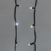 Гирлянда светодиодная Бахрома (Айсикл) 6,0х1,5м 480 LED БЕЛЫЙ черный каучук 3,3мм IP67 постоянное свечение 230В блок в комплекте NEON-NIGHT