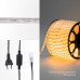 Дюралайт LED двухжильный 230В 13мм 30 LED/м ЖЕЛТЫЙ постоянное свечение модуль 1м бухта 100м NEON-NIGHT