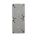 Блок вертикальный 2 розетки (керамика) INDUSTRIAL IP54 с/з, о/у, серый KRANZ