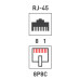 Переходник сетевой LAN, гнездо 8Р8С (RJ-45) - гнездо 8Р8С (RJ-45) REXANT