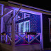 Гирлянда светодиодная Сеть 2,5х2,5м 432 LED КРАСНЫЙ/СИНИЙ черный ПВХ IP65 свечение с динамикой 230В контроллер в комплекте NEON-NIGHT 