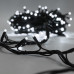 Гирлянда Нить управляемая 20м 240 LED БЕЛЫЙ черный каучук IP67 свечение с динамикой 230В нужен контроллер 217-204 NEON-NIGHT