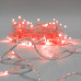 Гирлянда светодиодная Нить 10м 100 LED КРАСНЫЙ прозрачный ПВХ IP65 эффект мерцания 24В соединяется NEON-NIGHT нужен трансформатор 531-100/531-311/531-312