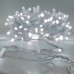 Гирлянда светодиодная Нить 20м 200 LED БЕЛЫЙ белый каучук IP67 постоянное свечение 230В соединяется нужен блок 315-001 NEON-NIGHT