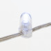 Гирлянда LED Клип-лайт 12 V, прозрачный ПВХ, 150 мм, цвет диодов белый