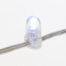 Гирлянда LED Клип-лайт 12 V, прозрачный ПВХ, 150 мм, цвет диодов Белый Flashing (Белый)
