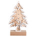 Деревянная фигурка с подсветкой Елочка 11,5x5x19 см