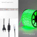 Дюралайт LED двухжильный 230В 13мм 36 LED/м ЗЕЛЕНЫЙ постоянное свечение модуль 1м бухта 100м NEON-NIGHT