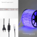 Дюралайт LED двухжильный 230В 13мм 36 LED/м СИНИЙ постоянное свечение модуль 1м бухта 100м NEON-NIGHT