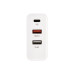 Сетевое зарядное устройство для iPhone/iPad REXANT 2xUSB+USB Type-С, переходник + адаптер, 48W белое