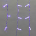 Гирлянда светодиодная Бахрома (Айсикл), 2,4х0,6м, 88 LED СИНИЙ, прозрачный ПВХ, IP65, постоянное свечение, 230В NEON-NIGHT