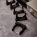 Крепеж-клипса для монтажного пистолета Ø 40 мм, черная (25 шт/уп) REXANT