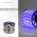 Дюралайт LED трехжильный 230В 13мм 24 LED/м СИНИЙ свечение с динамикой модуль 4м бухта 100м NEON-NIGHT Эконом