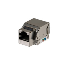 Модуль Keystone Jack RJ-45(8P8C), FTP экранированный, CAT 6, тип 90 градусов REXANT PRO Модуль Keystone Jack RJ-45(8P8C), FTP экранированный, CAT 6, тип 90 градусов REXANT PRO