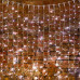 Гирлянда светодиодная Занавес 2х1,5м 300 LED БЕЛЫЙ белый ПВХ IP65 эффект мерцания 230В нужен блок 303-500-1 NEON-NIGHT