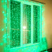 Гирлянда светодиодная Занавес 2х3м 600 LED RGB прозрачный ПВХ IP65 для свечения с динамикой нужен контроллер 245-908 230В соединяется NEON-NIGHT