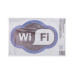 Наклейка информационный знак «Зона Wi-Fi» с хедером; 150х200 мм REXANT