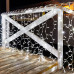 Гирлянда светодиодная Занавес 2х1,5м 300 LED БЕЛЫЙ белый ПВХ IP65 постоянное свечение 230В нужен блок 303-500-1 NEON-NIGHT