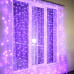 Гирлянда светодиодная Занавес 2х3м 600 LED RGB прозрачный ПВХ IP65 для свечения с динамикой нужен контроллер 245-908 230В соединяется NEON-NIGHT