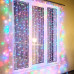 Гирлянда светодиодная Занавес 2х3м 600 LED RGB прозрачный ПВХ IP65 для свечения с динамикой нужен контроллер 245-908 230В соединяется NEON-NIGHT